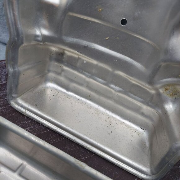 Vintage Silver Santa Claus Decorative Baking Mold Collectible Kitchen Statue - Picture 10 of 16